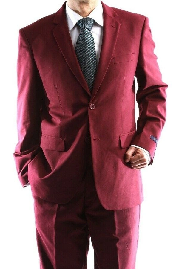 Sharp Burgundy Suit – Effortless Style for the Modern Gentleman (2PP)