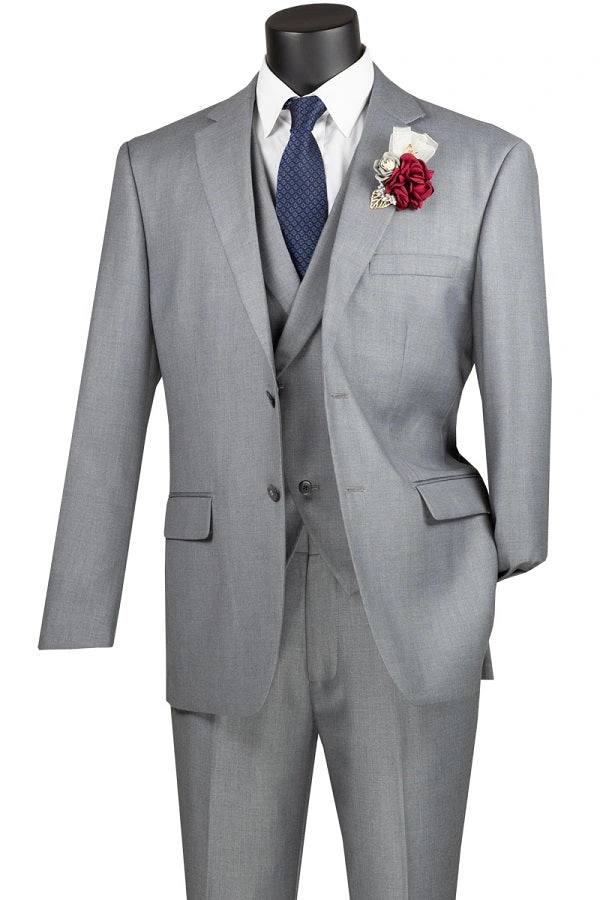 Sharp Modern Gray Suit – Effortless Style for the Confident Man.