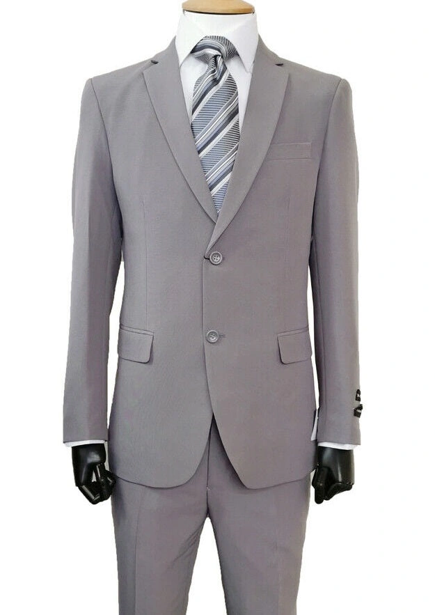 Gray Suit Game Strong: Flat Front Style for the Modern Man